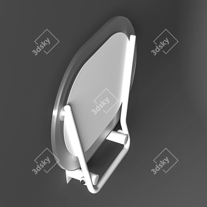 Ravak Ovo Chrome Shower Seat 3D model image 3