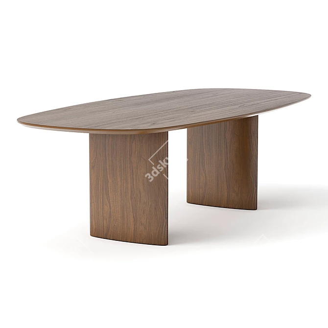 Apriori ST4 Rectangular Table 3D model image 2