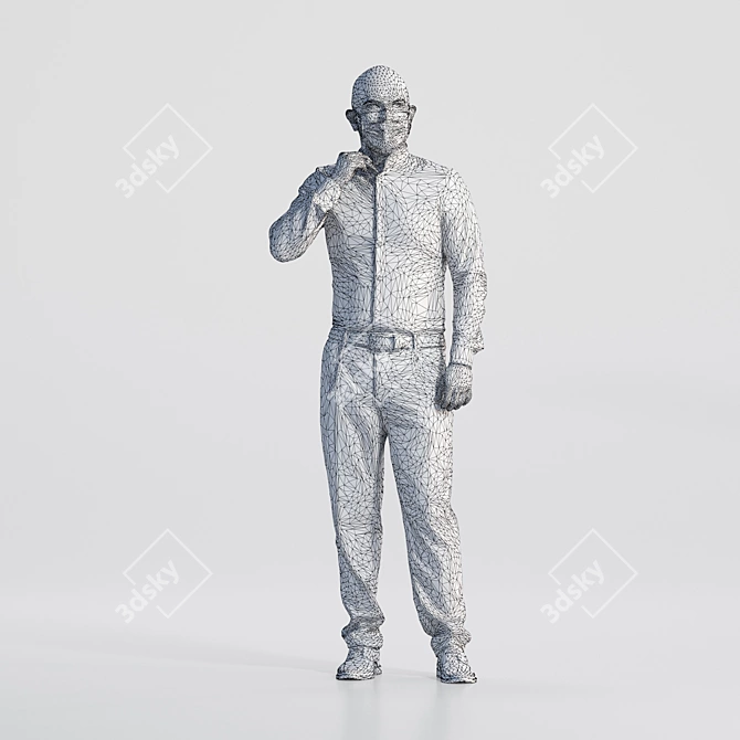 High-Quality 3D Character Model 3D model image 3