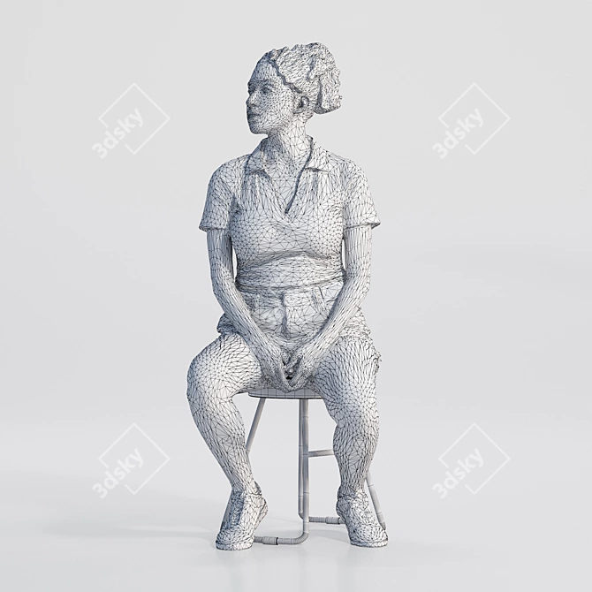 High-Resolution Manuela 3D Model 3D model image 3