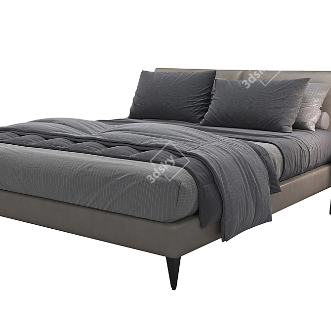 Luxury Selene Bed by B&B Italia 3D model image 2
