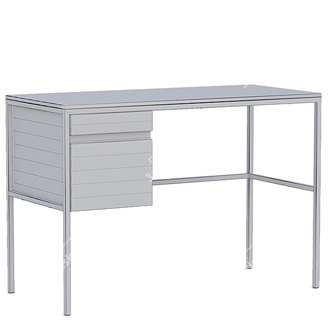 Modern Pontes Desk: Stylish and Functional 3D model image 3