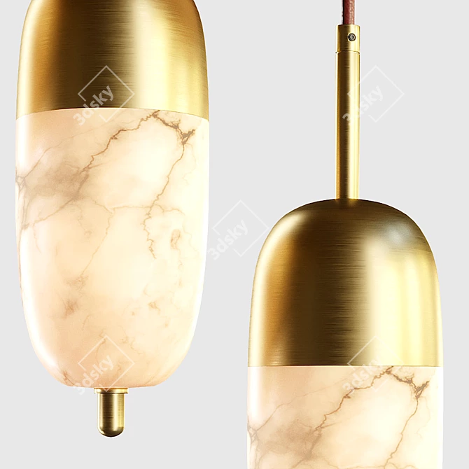 Silia Pendant Lamp: Elegant Lighting Solution 3D model image 2