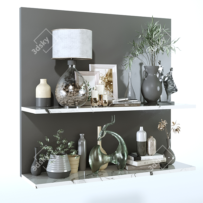 Versatile Decoration Set 126 3D model image 5