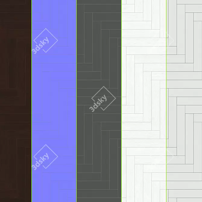 Parquet 06 Collection | Standard & Herringbone | PBR | 4k 3D model image 5