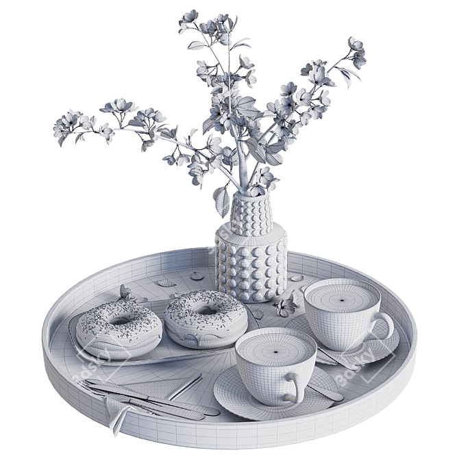 Elegant Decor Set: Max+OBJ 3D model image 3