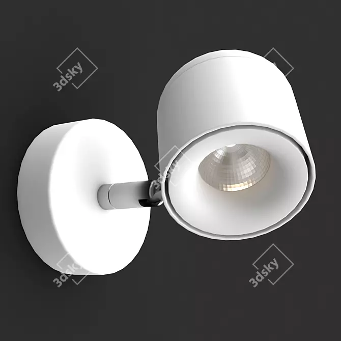 Title: Minimal Glow Wall Light 3D model image 2