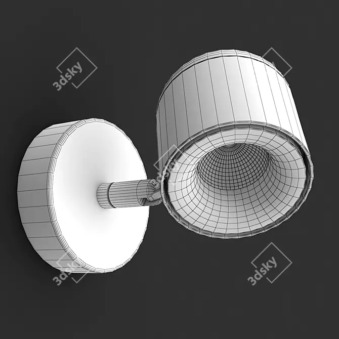 Title: Minimal Glow Wall Light 3D model image 3