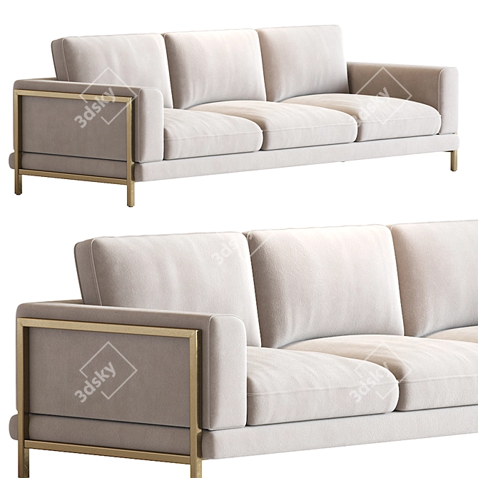 Luxury Tonino Lamborghini Sofa 3D model image 3