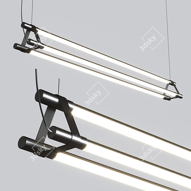 Sleek Multiples Dyad Suspension 3D model image 3