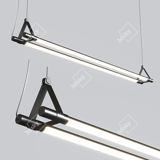 Sleek Multiples Dyad Suspension 3D model image 4