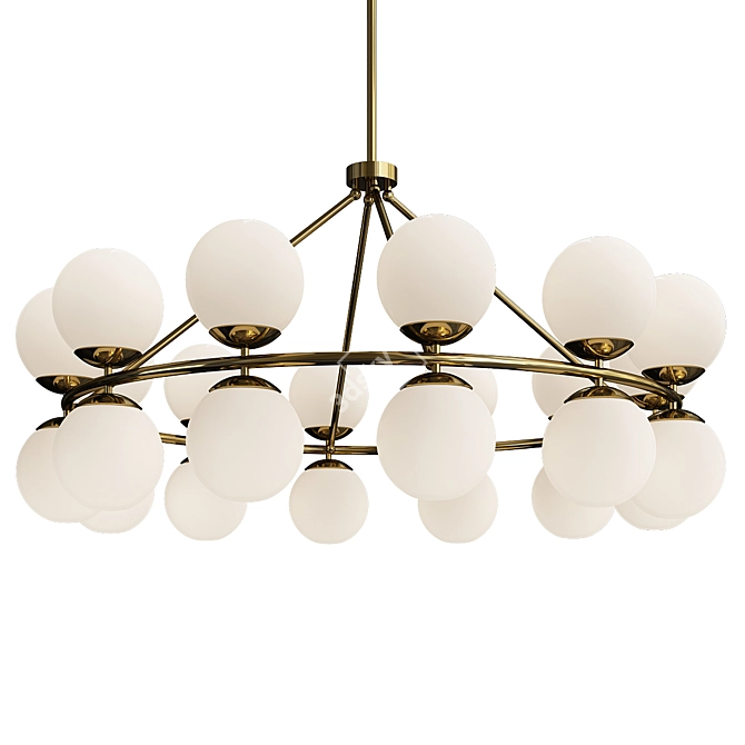 Elegant Hutchinson Chandelier 3D model image 1