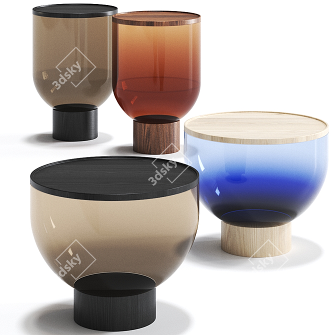 Sleek Mastea Miniforms Table: Modern Design 3D model image 1