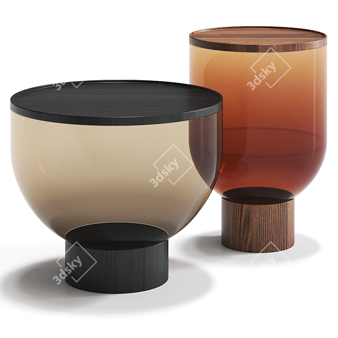 Sleek Mastea Miniforms Table: Modern Design 3D model image 2