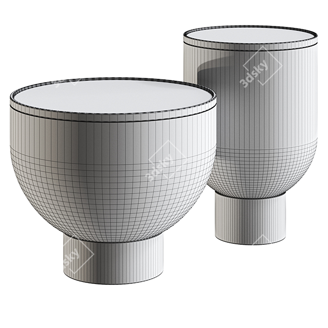 Sleek Mastea Miniforms Table: Modern Design 3D model image 4