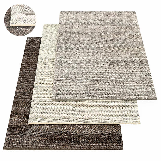 Sleek Tahoe Rug - Modern Design 3D model image 1