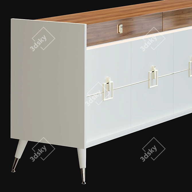 Marcela Chest: Elegant Storage Solution 3D model image 2