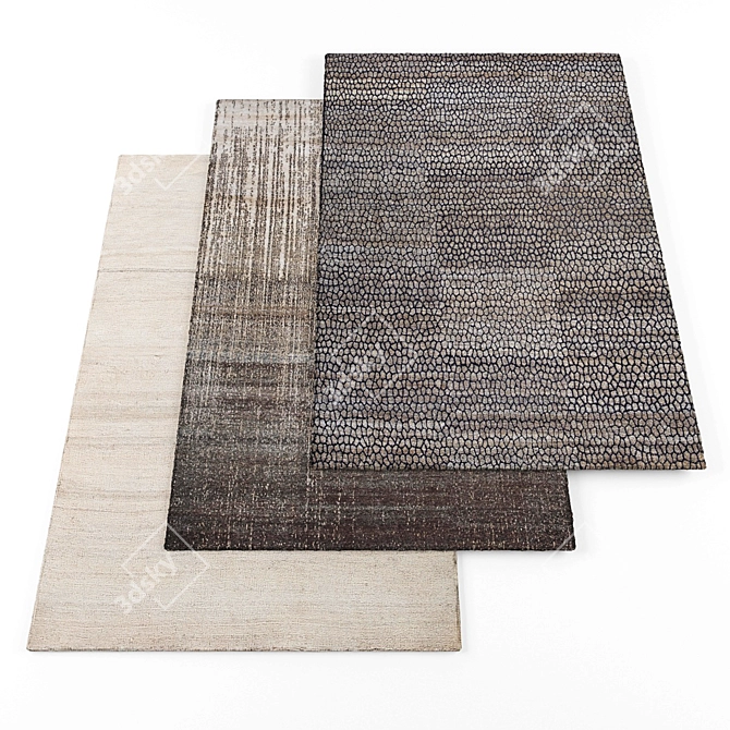 High-Resolution Rugs Pack 3D model image 1