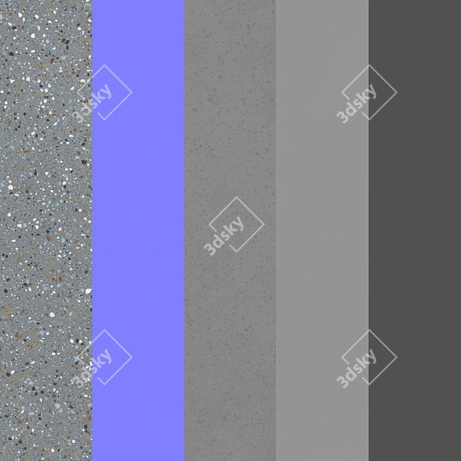  Terrazzo 01 Tileable Flooring 3D model image 3