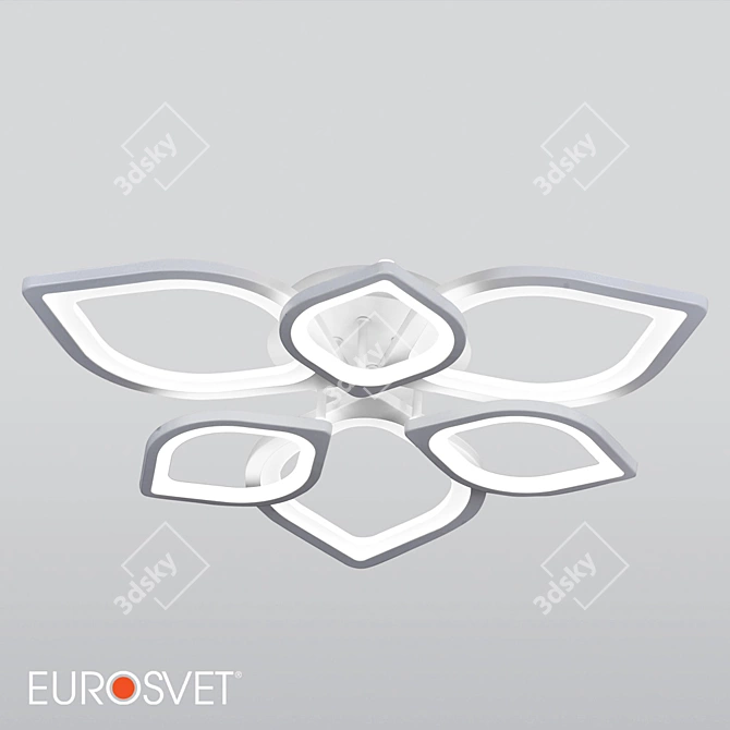 Eurosvet Garden LED Ceiling Light 3D model image 3