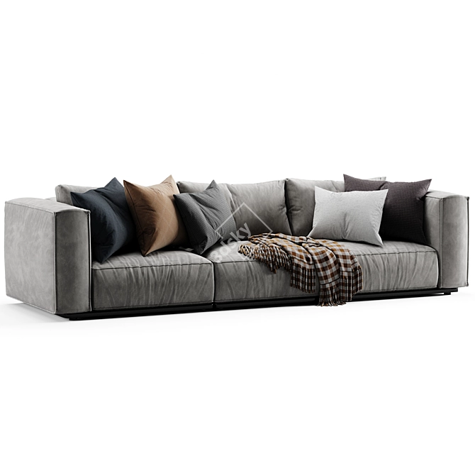 Luxury Italian Marechiaro Sofa 3D model image 3