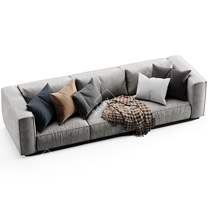 Luxury Italian Marechiaro Sofa 3D model image 5