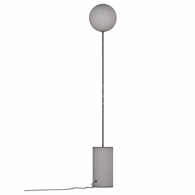 Sleek Line Floor Lamp 3D model image 3