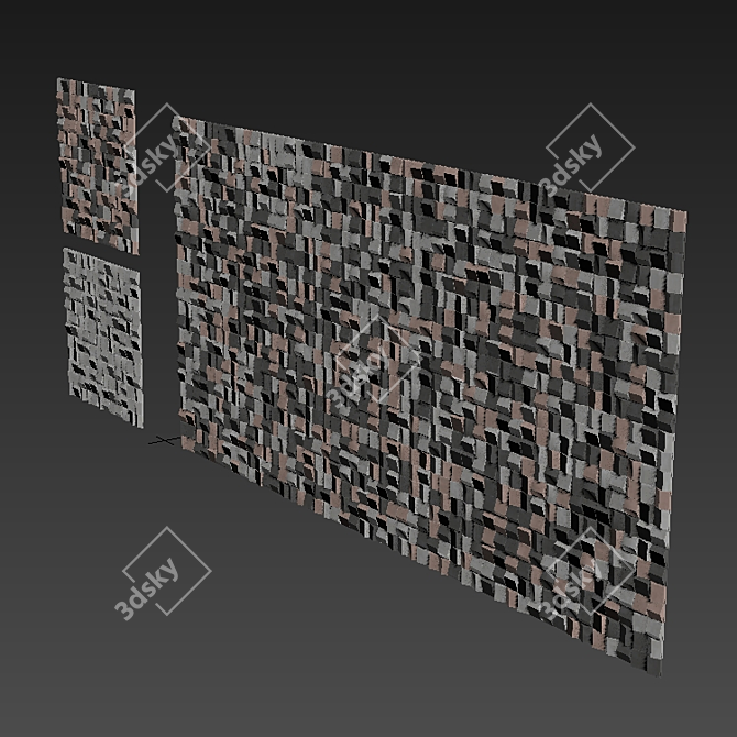 Sleek Mutina Bathroom Tile 3D model image 6