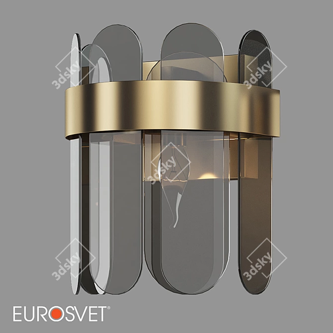 Conte Glass Wall Lamp - Bogates Series 3D model image 2