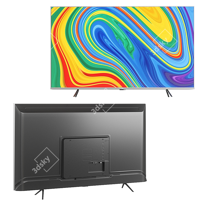 Xiaomi Mi TV 4S 65: Stunning Smart TV 3D model image 1