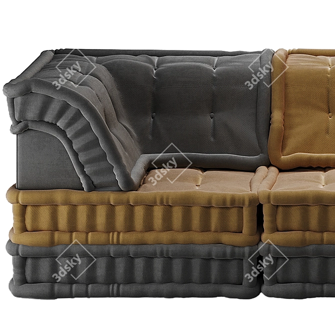 Modular Mah Jong Sofa 3D model image 4