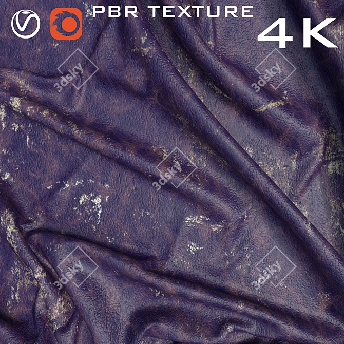 Premium Leather Textures Pack 3D model image 2