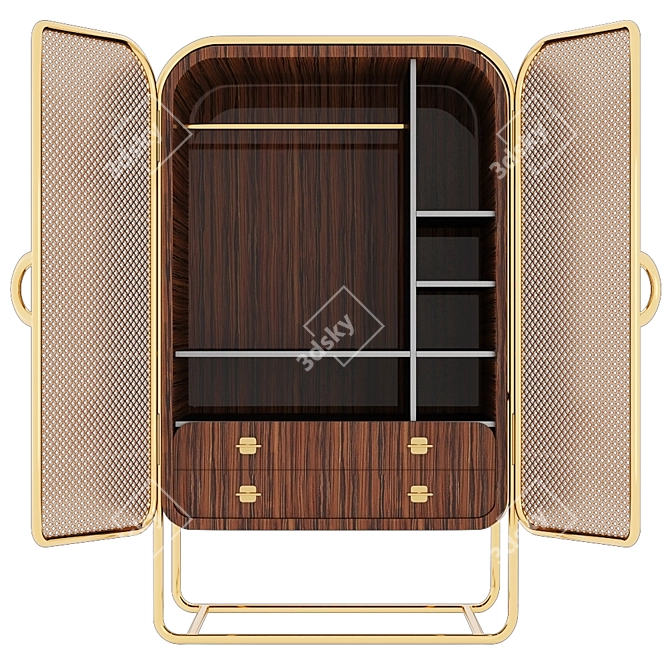  Porus Columbia Armoire 3D model image 4