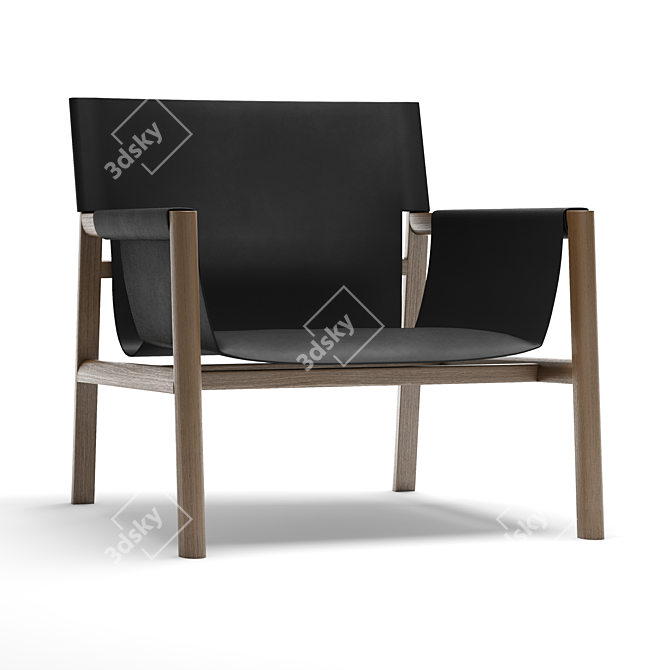 Pablo Armchair: Timeless Elegance 3D model image 1