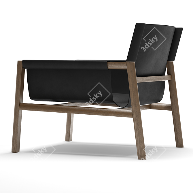 Pablo Armchair: Timeless Elegance 3D model image 2