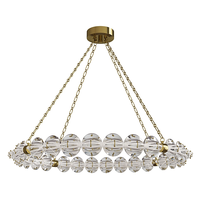 Lindley Chandelier: Timeless Elegance Illuminated 3D model image 1