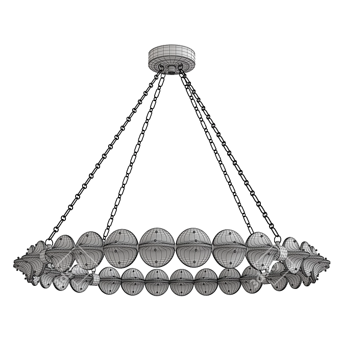 Lindley Chandelier: Timeless Elegance Illuminated 3D model image 2