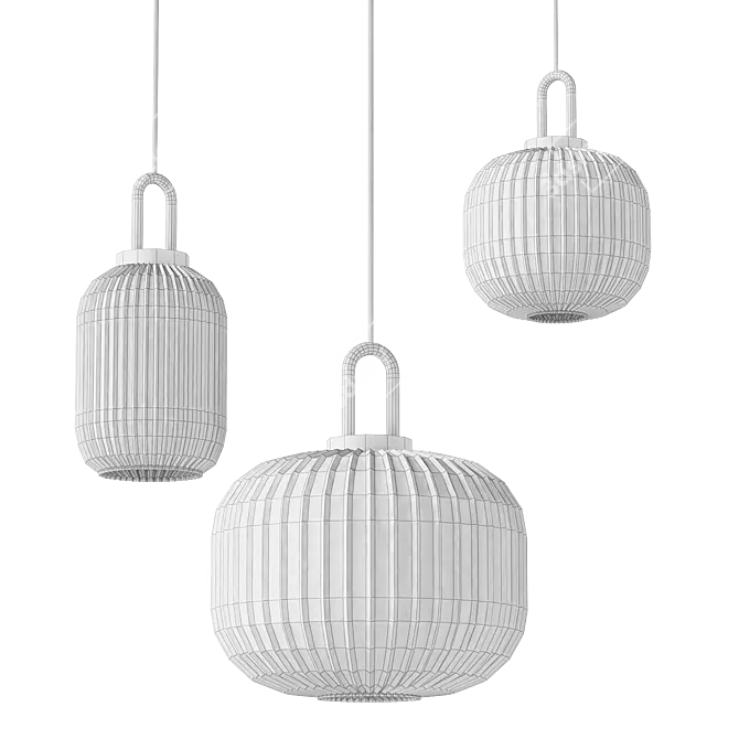 Title: Modern Design Frist Lamp 3D model image 2