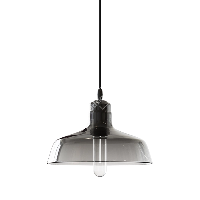 Sleek Bowery Pendant Lamp 3D model image 1