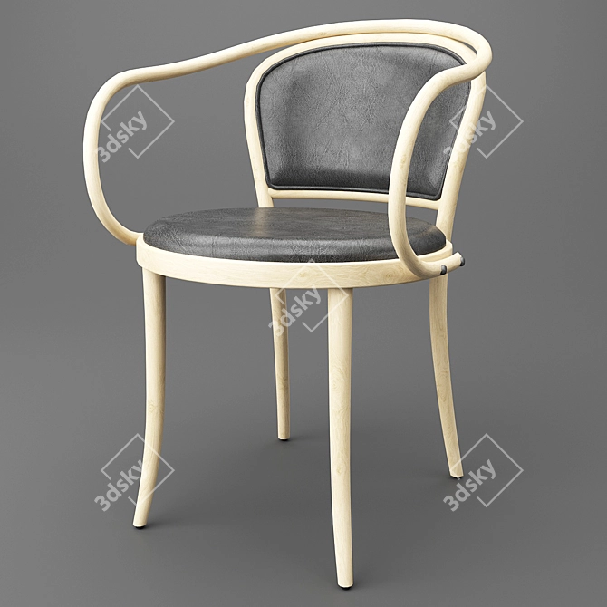 TON 33 Armchair: Stylish, Comfortable, & Modern 3D model image 1