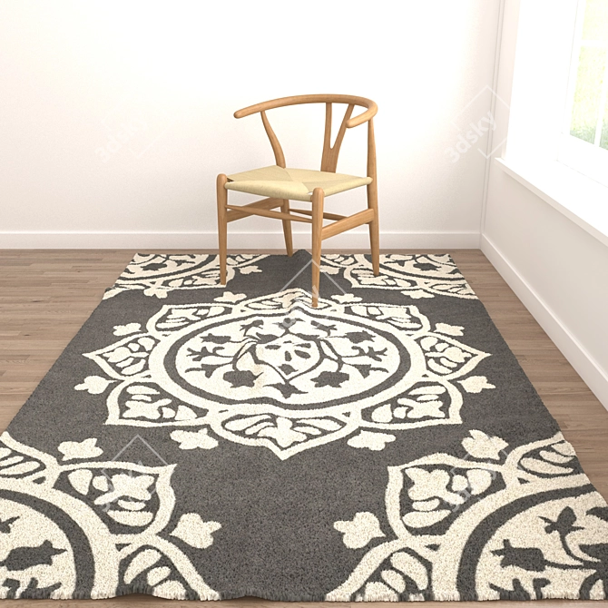 Versatile Set of 8 Rugs for Dynamic Renderings 3D model image 5