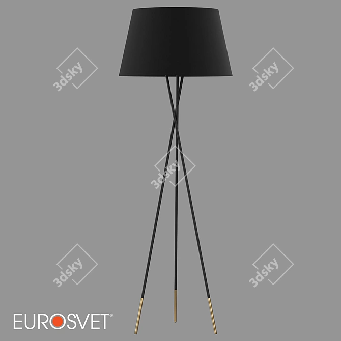 TK Lighting Ivo Floor Lamp - Modern and Stylish 3D model image 1