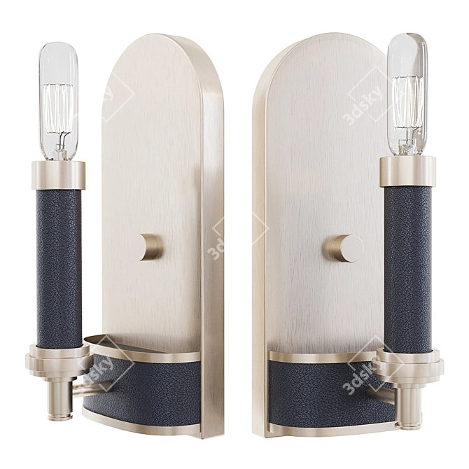 Avenue Modern Wall Sconce 3D model image 1