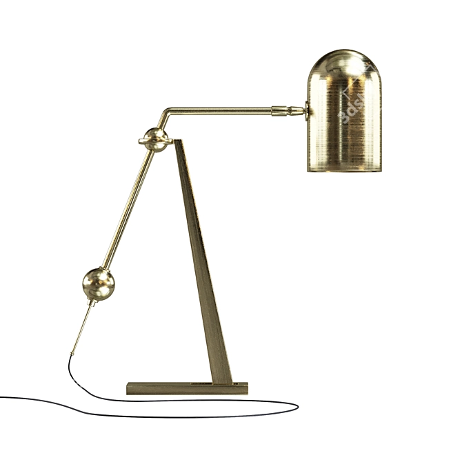 Modern Bert Frank Stasis Floor Lamp 3D model image 3