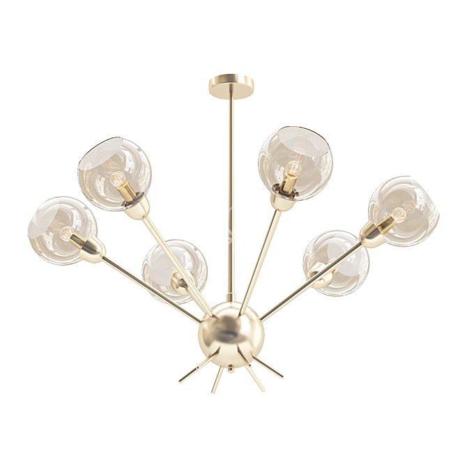 Mace Chandelier: Loft Elegance 3D model image 1