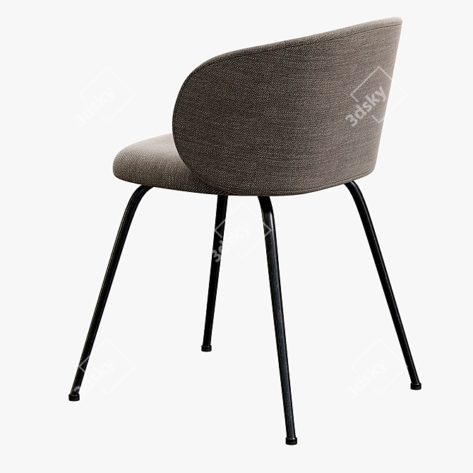 Modern Minna Chair: Sleek Design & Unmatched Comfort 3D model image 2