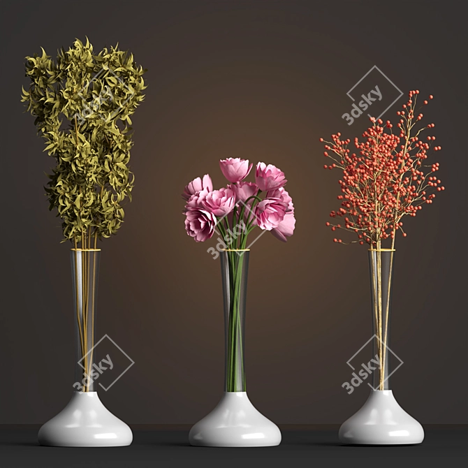 Variety of PBR Indoor Plants! 3D model image 2