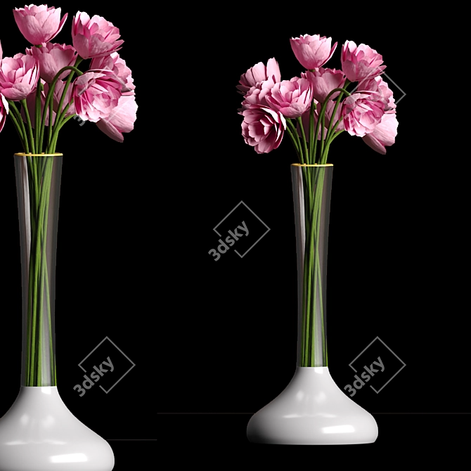 Variety of PBR Indoor Plants! 3D model image 6