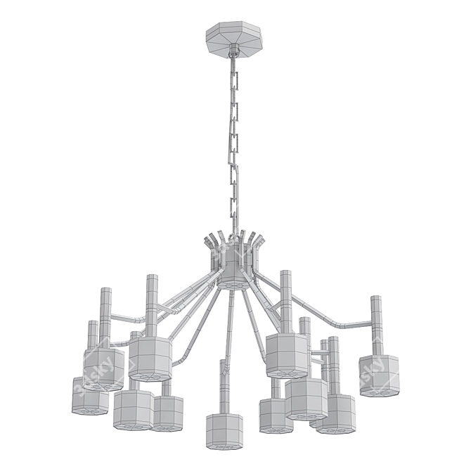 Elegant Ella Suspension: Selightfull 3D model image 2