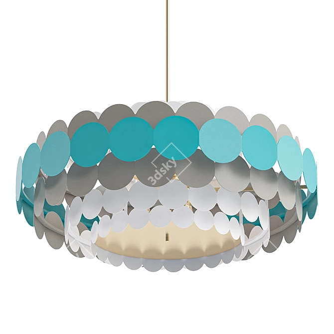 Doria Leuchten Hanging Lamp 3D model image 1